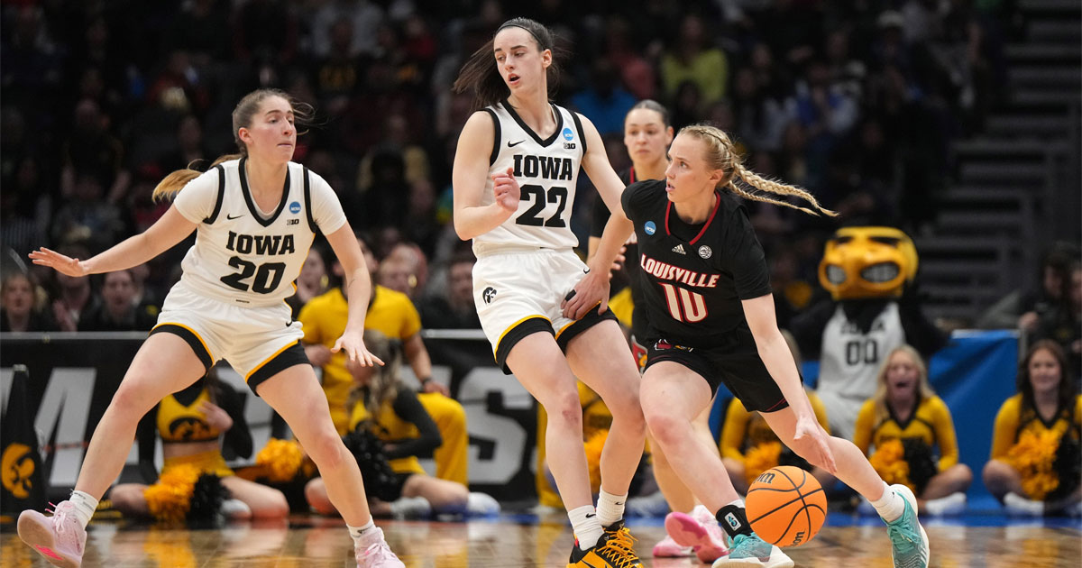 Hailey Van Lith opens up on Caitlin Clark "you can't see me" move during  Iowa-Louisville game - On3