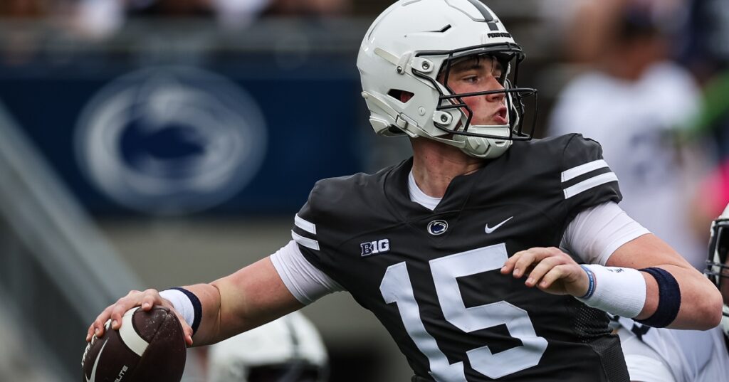 The @Penn State football quarterback knows who to look up to the @NFL. Can't go wrong with these picks. https://www.on3.com/college/penn-state-nittany-lions/news/drew-allar-reveals-his-favorite-nfl-quarterbacks/