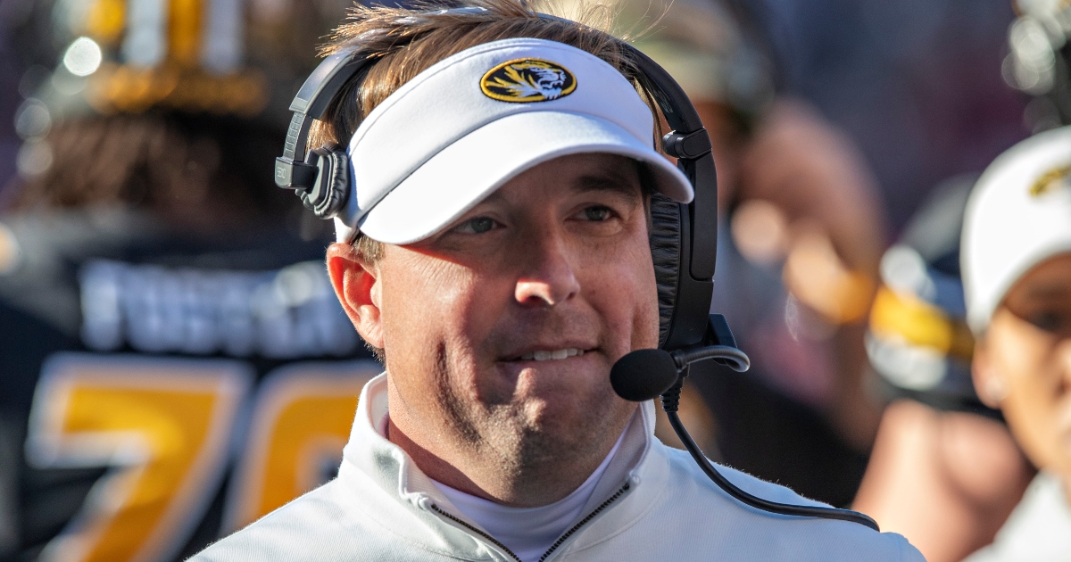 Eli Drinkwitz jokes Missouri will play Kansas City Chiefs, St. Louis