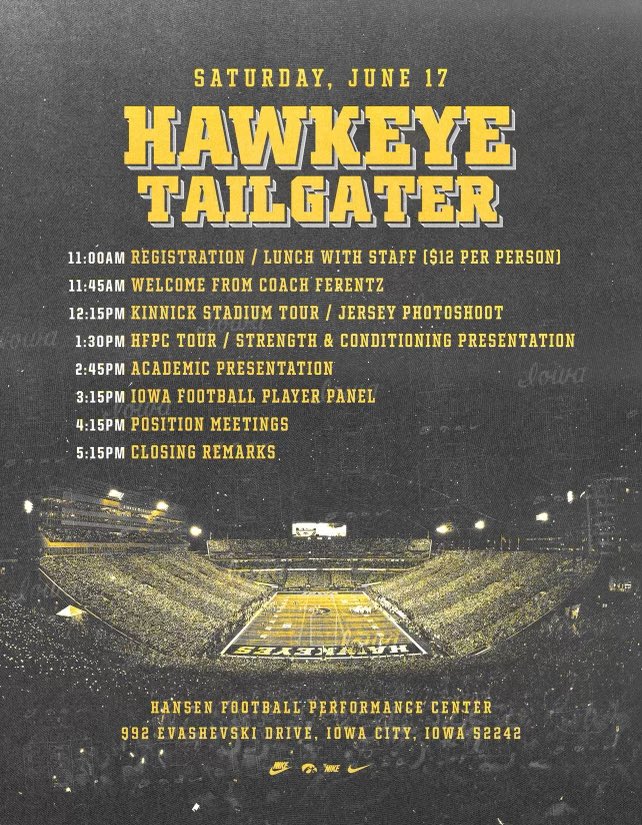 Hawkeye Tailgater Preview