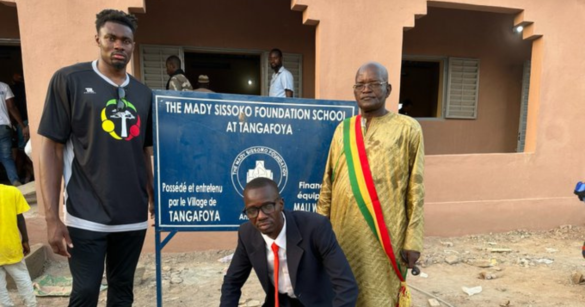 Michigan State’s Mady Sissoko returns to Mali, opens new school