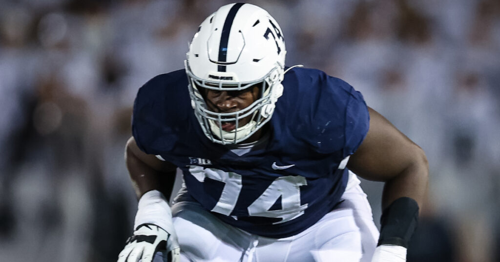 Penn State offensive lineman Olu Fashanu