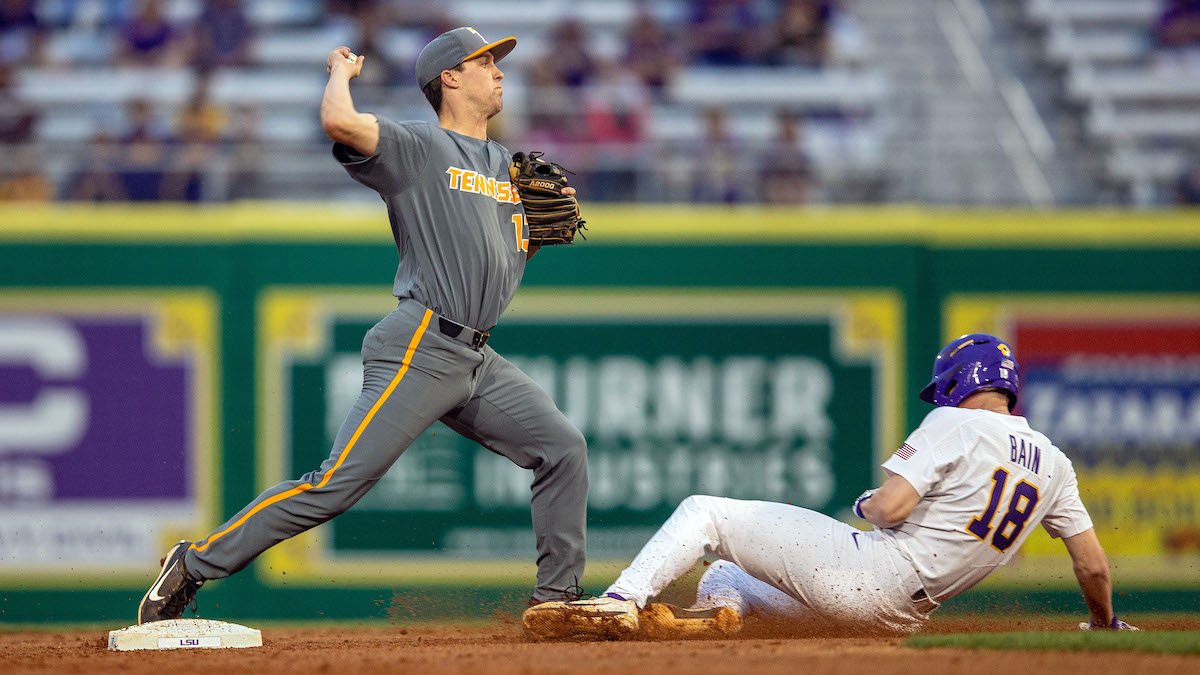 LSU players talk about facing familiar opponent Tennessee at College World Series