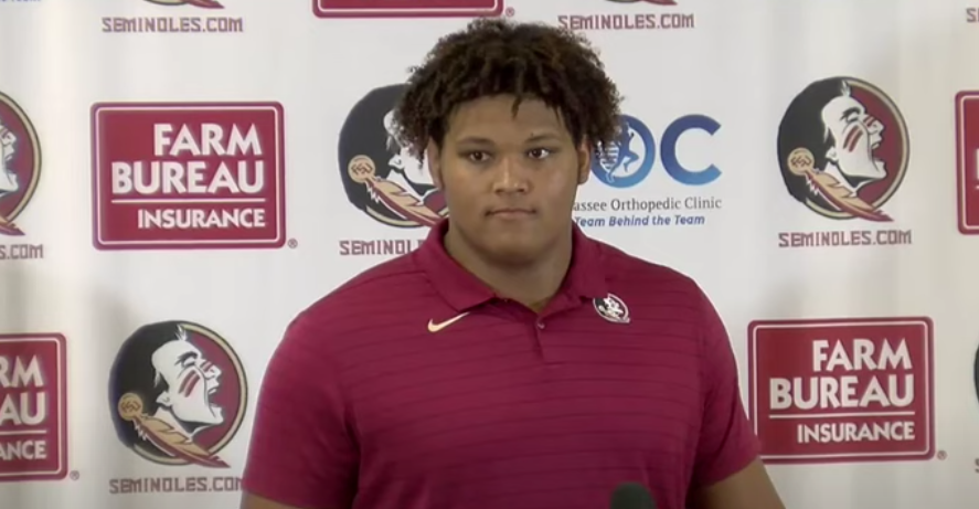 Massive freshman OL Andre’ Otto turned down the Ivy League so he could attend Florida State