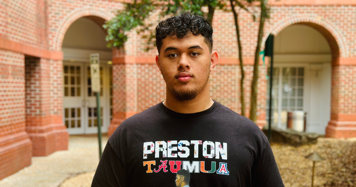 4-star Hawaii OL Preston Taumua felt he was ‘part of the team already’ on Auburn official visit