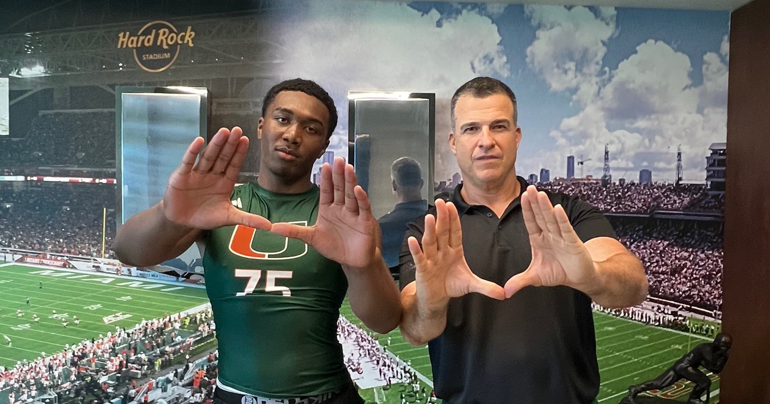 2025 four-star LB Zaydrius Rainey-Sale lands Miami Hurricanes offer after attending camp: “I felt blessed”