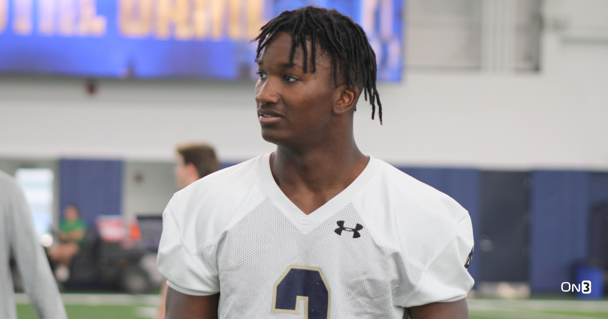 2025 Notre Dame Wide Receiver Jerome Bettis Jr. Has Had A Busy Off Season -  Sports Illustrated Notre Dame Fighting Irish News, Analysis and More