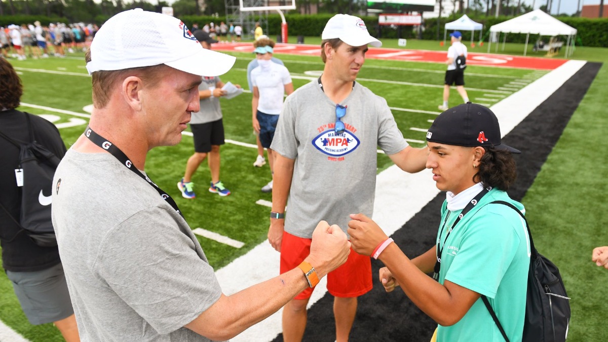 Manning Passing Academy Dart has fans in football's first family