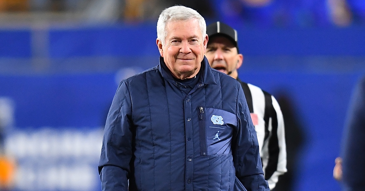 Mack Brown explains why he is glad to be coaching college football