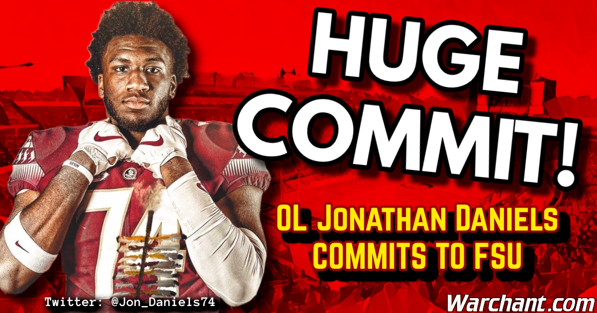 Elite OL Jonathan Daniels pulls trigger, commits to Florida State