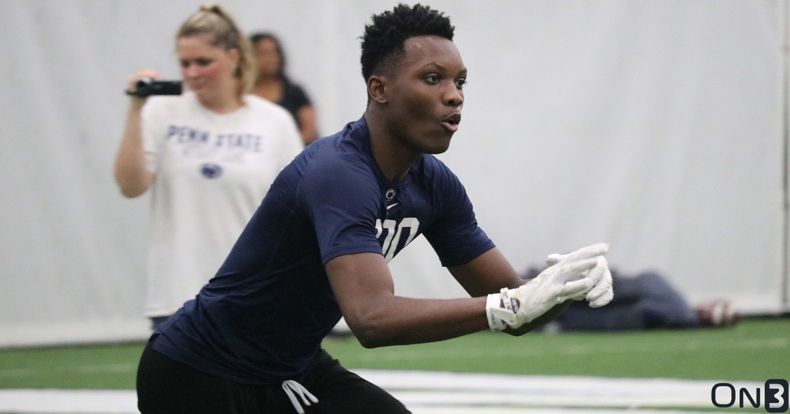 Watch: Was Blake Belin the best pass rusher at the Penn State White Out  camp? - On3