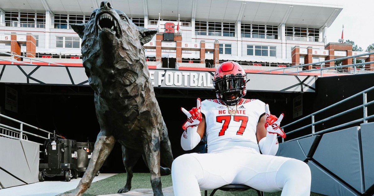 Priority OT Deryc Plazz says NC State leads following OV