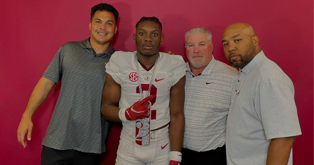 Instate 2025 RB says Alabama "definitely sits high" in his recruitment