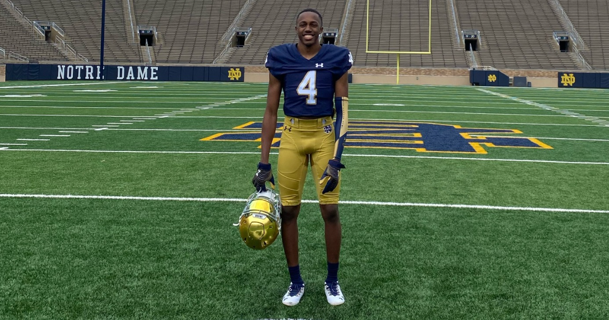 2025 CB Mark Zackery Recaps Second Notre Dame Visit