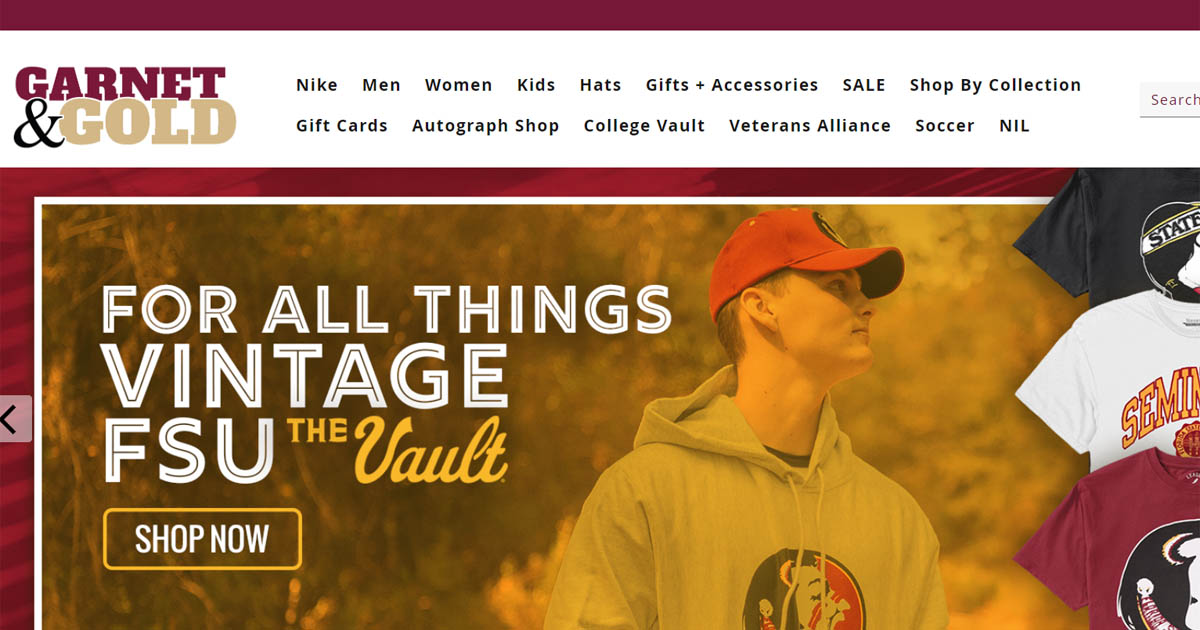 subscriber discount for & Gold FSU gear On3