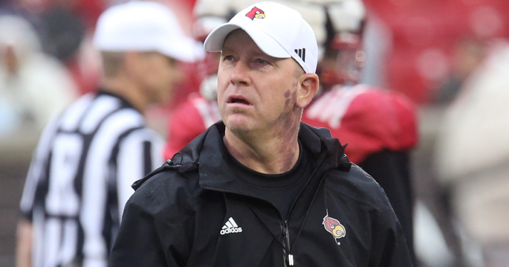 Louisville HC Jeff Brohm