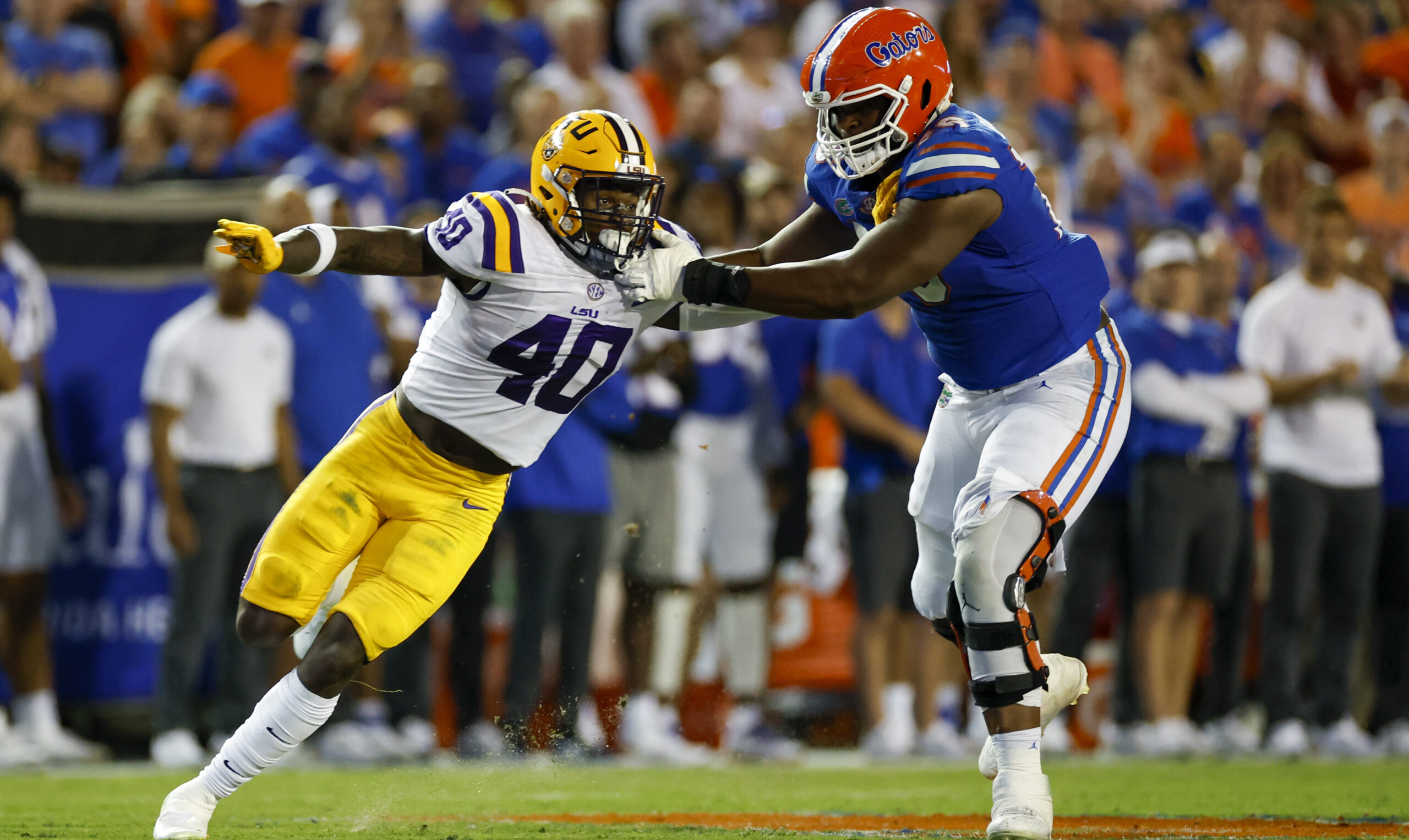 Donovan McMillon of the Florida Gators looks on before the start of a  News Photo - Getty Images