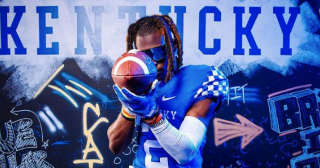 Class of 2024 ATH Quaysheed Scott during his official visit to Kentucky