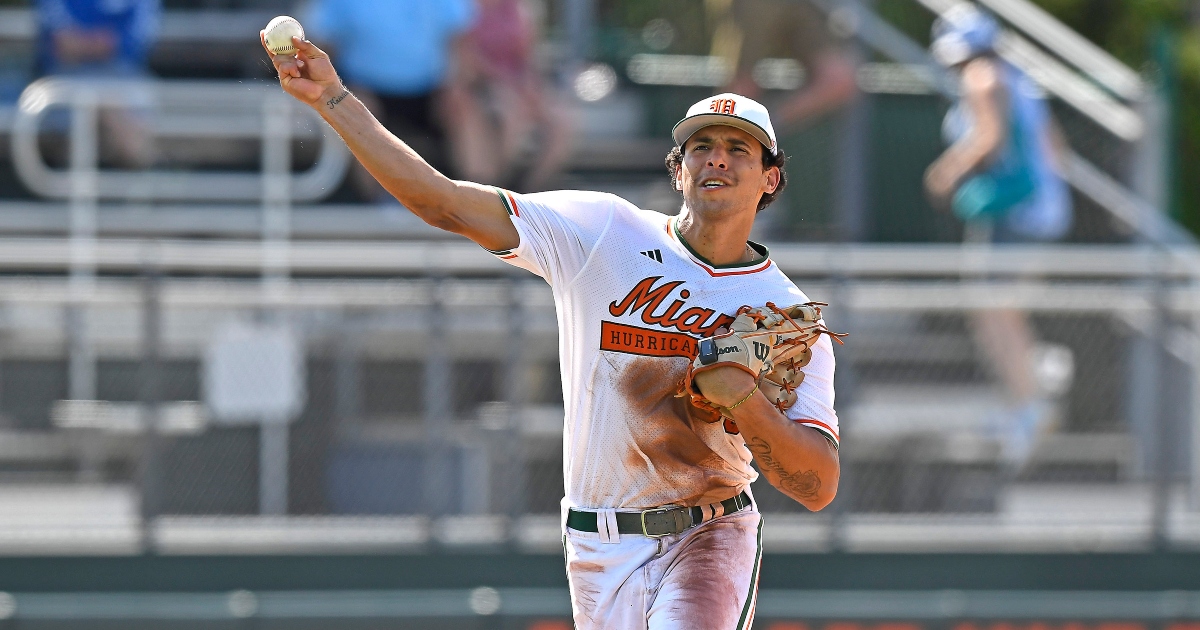 Miami Hurricanes Third Baseman Yohandy Morales selected by Washington Nationals in 2023 MLB Draft