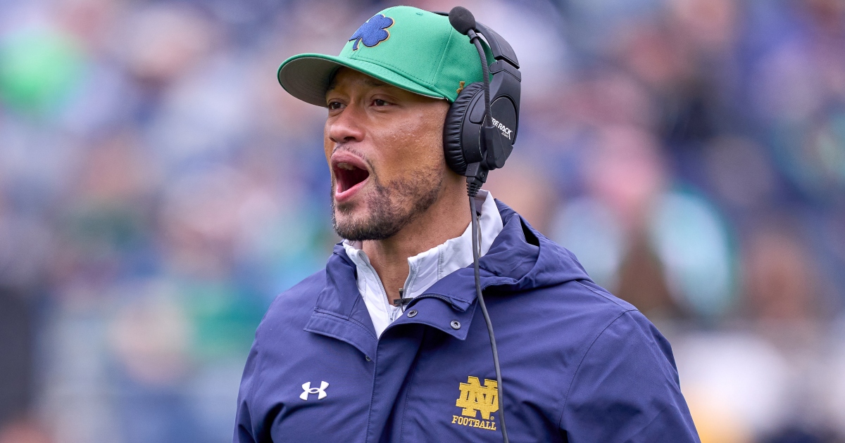 Marcus Freeman recalls emotions of getting Notre Dame job