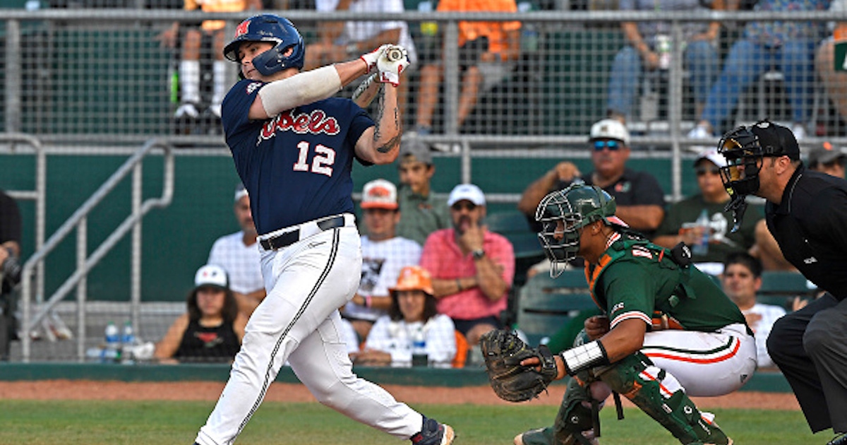 Kemp Alderman brought out the boom stick to begin MLB Draft Combine