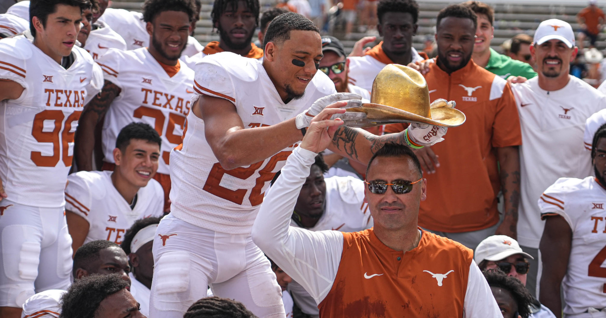 Oklahoma football uniforms get Texas Longhorn makeover [PHOTO