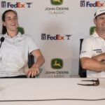 Caitlin Clark joins Ryder Cup captain Zach Johnson for the JDC Pro-Am