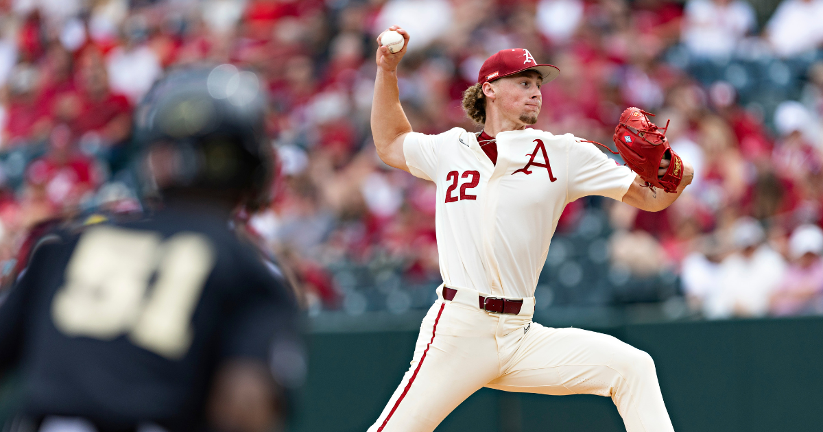 Arkansas RHP Jaxon Wiggins selected by Chicago Cubs in 2023 MLB Draft