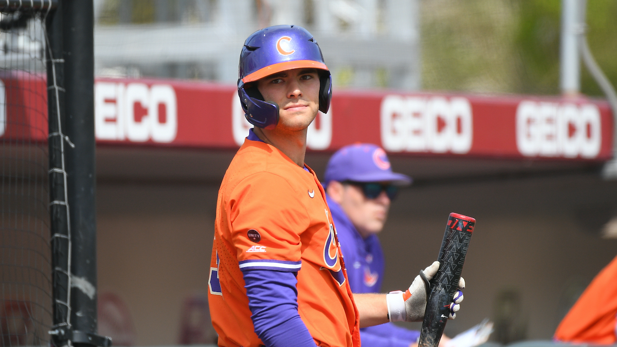 Clemson baseball's Caden Grice drafted 64th overall by Diamondbacks