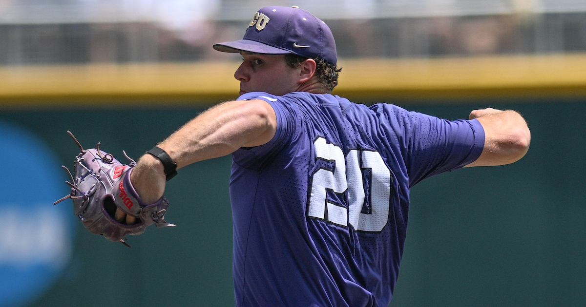TCU pitcher Cam Brown selected by Philadelphia Phillies in 2023 MLB