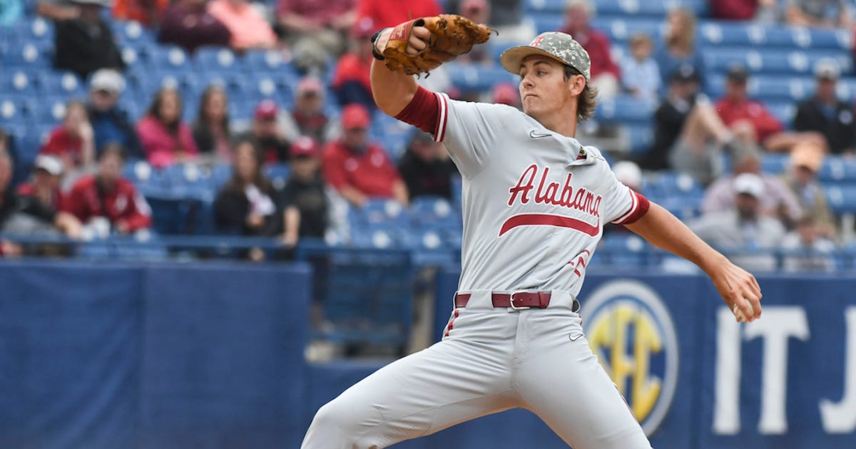 Alabama pitcher Hunter Furtado selected by Pittsburgh Pirates in 2023 MLB Draft