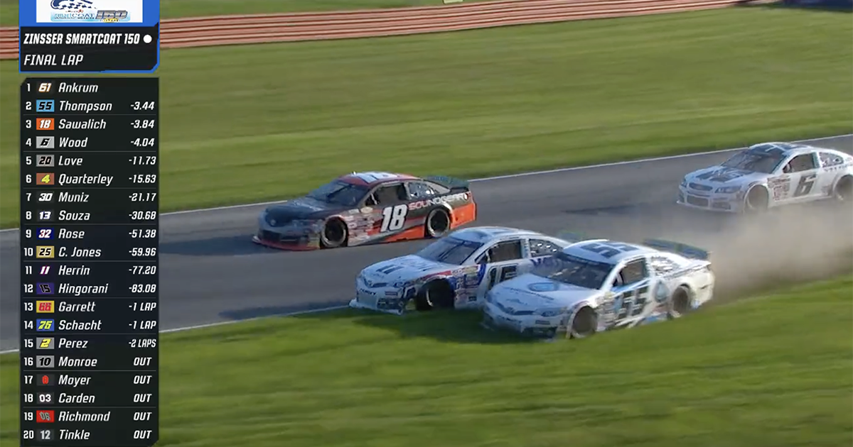 ARCA driver Sean Hingorani suspended one race after wrecking teammate