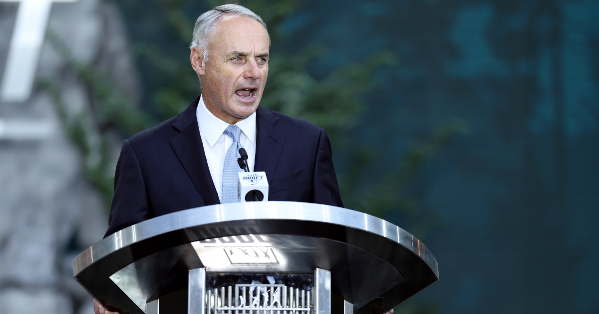 Rob Manfred makes embarrassing gaffe announcing MLB Draft pick