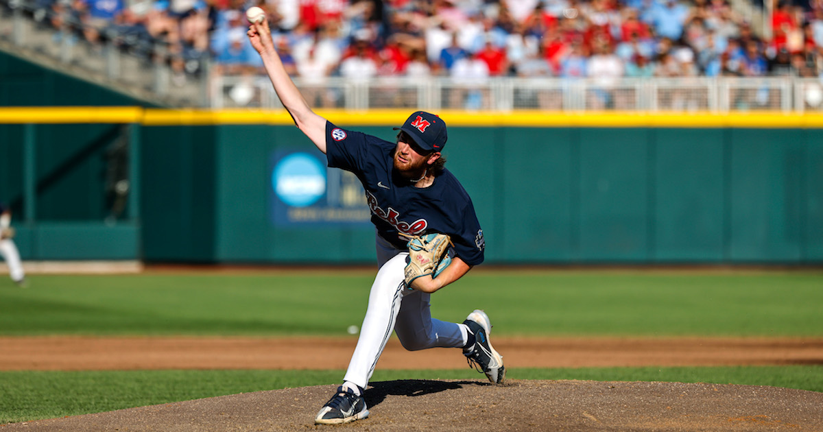 Ole Miss pitcher Jack Dougherty selected by Minnesota Twins in 2023 MLB Draft