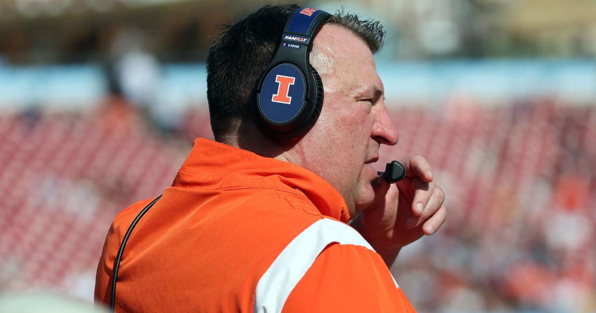 Bret Bielema claps back at Ole Miss fan, SEC graphic showing football 'gauntlet'