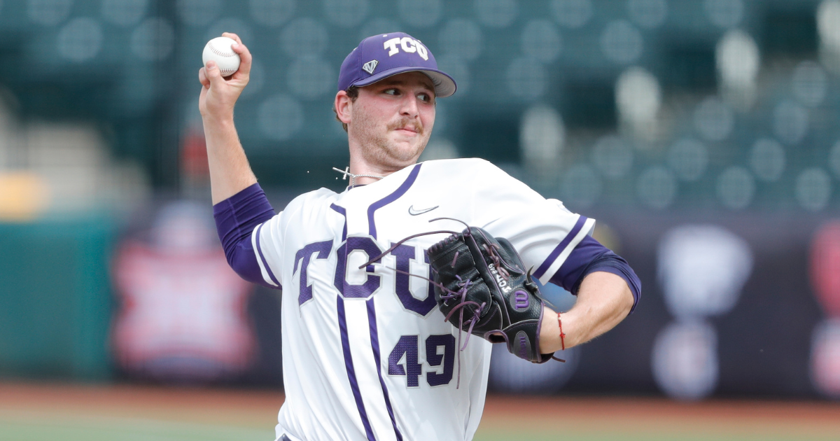 TCU pitcher Garrett Wright selected by Chicago White Sox in 2023 MLB Draft