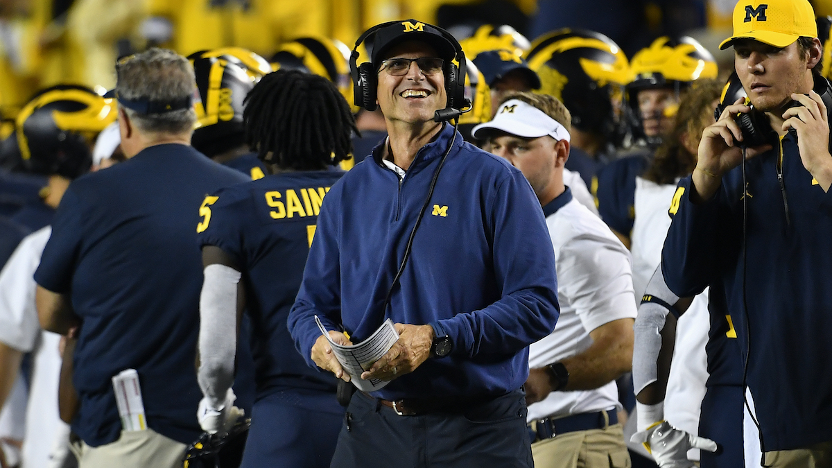 Jim Harbaugh ranks as Top 5 coach in college football: ‘He’s done it