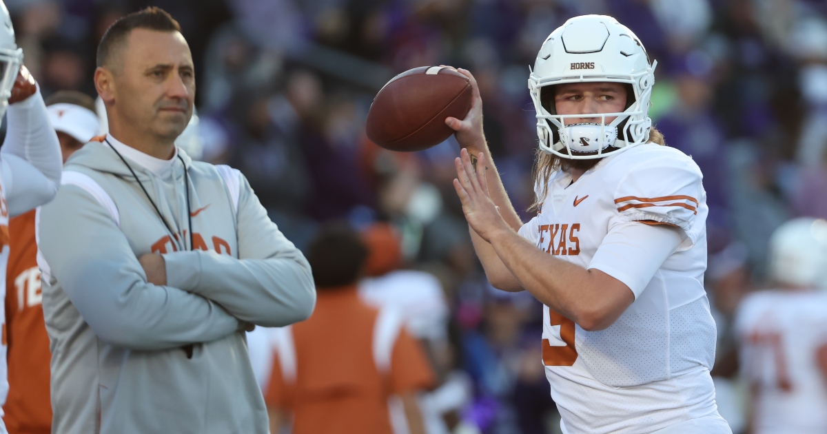 Quinn Ewers shares how Texas wide receivers are meshing