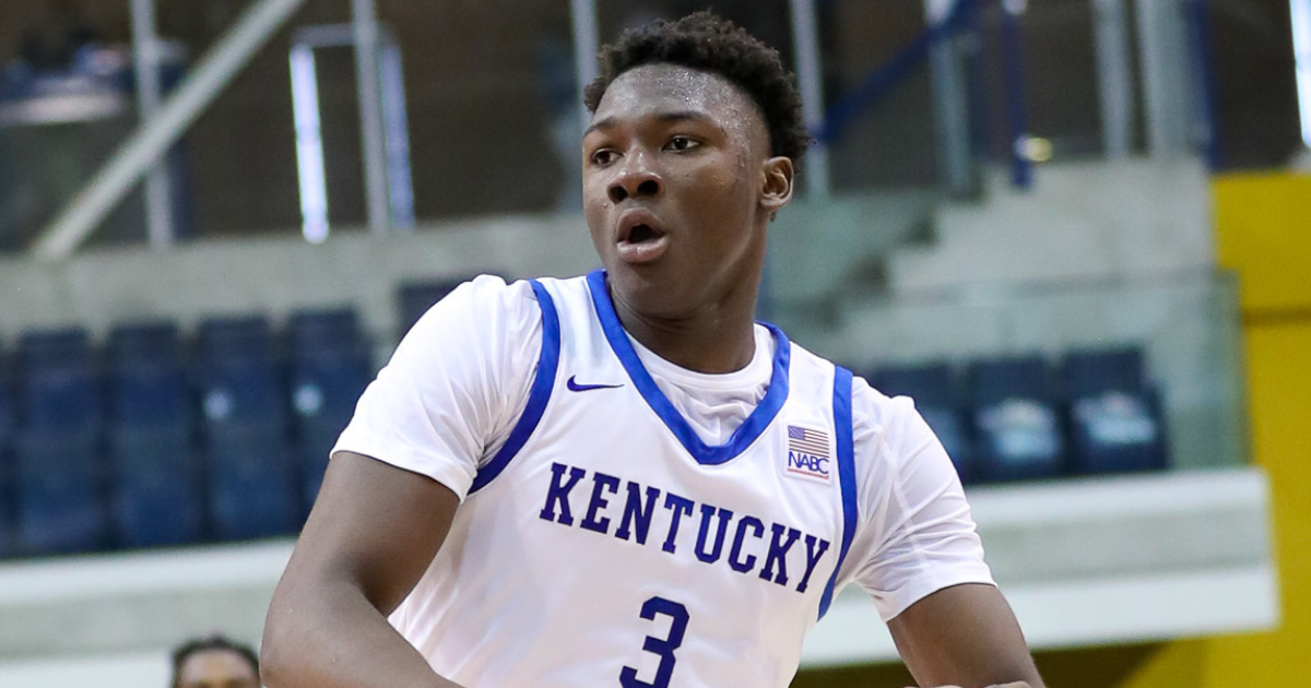 Adou Thiero looked like a different player in Kentucky’s first GLOBL Jam game