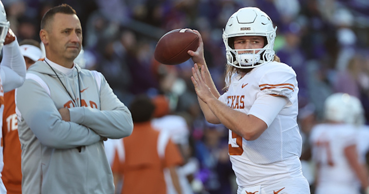 Bruce Feldman measure pressure on Steve Sarkisian, Texas in 2023