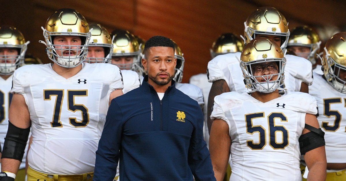 Marcus Freeman addresses strength of offensive, defensive lines