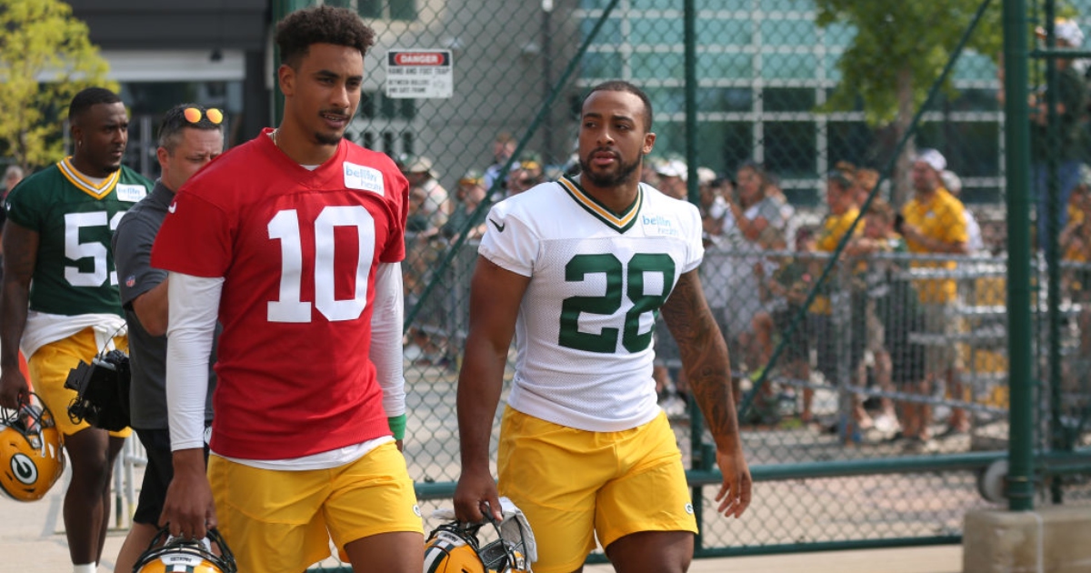 RB AJ Dillon says Packers 'trust' QB Jordan Love: 'Everybody would run  through a wall for him'