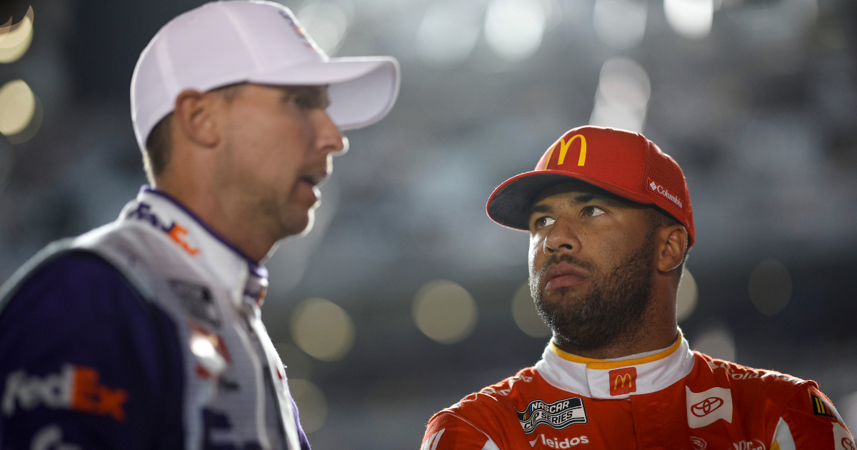 Denny Hamlin gives his view on Bubba Wallace’s chance at making the playoffs