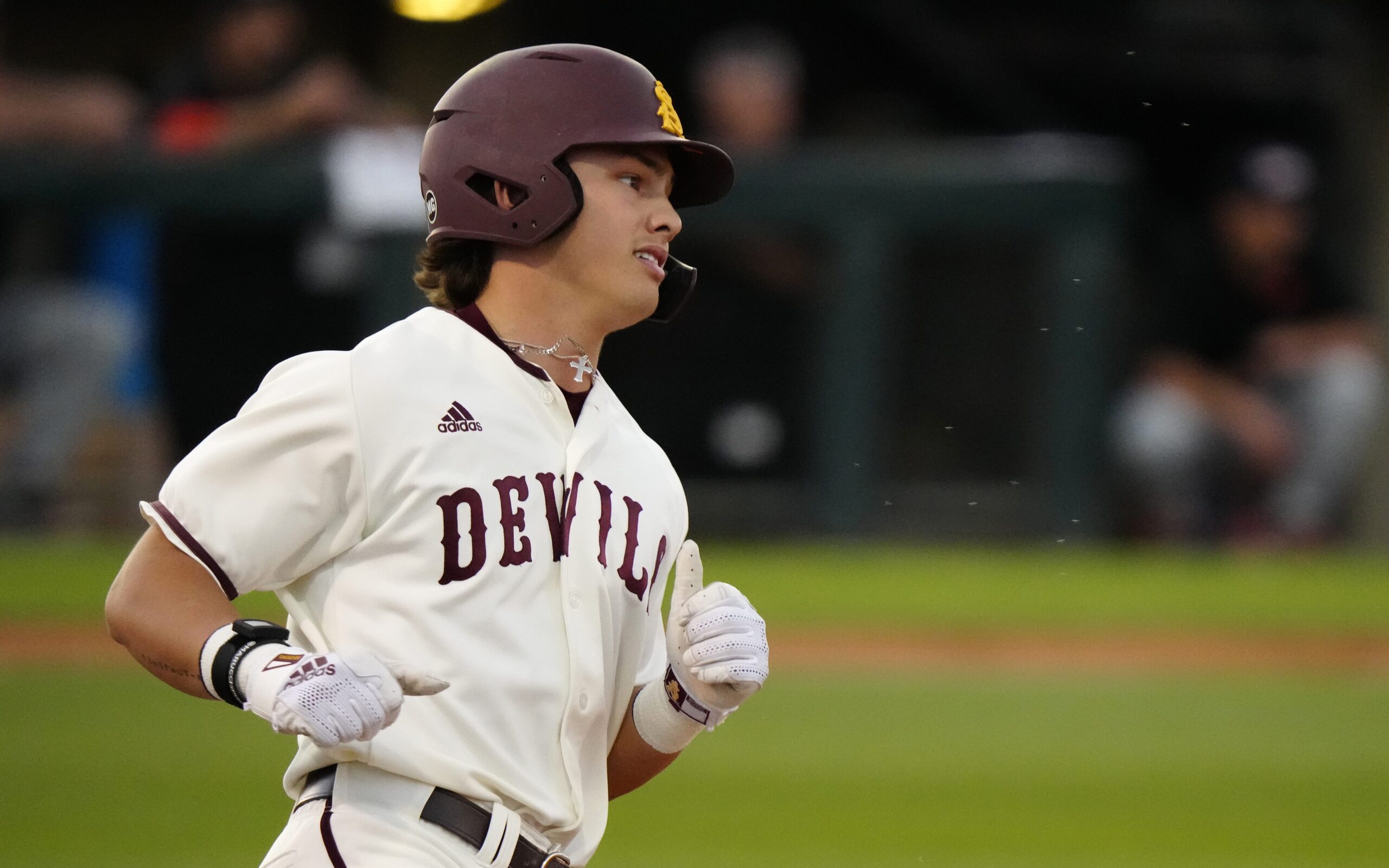 Arizona State shortstop Luke Hill officially visited Ole Miss over the weekend