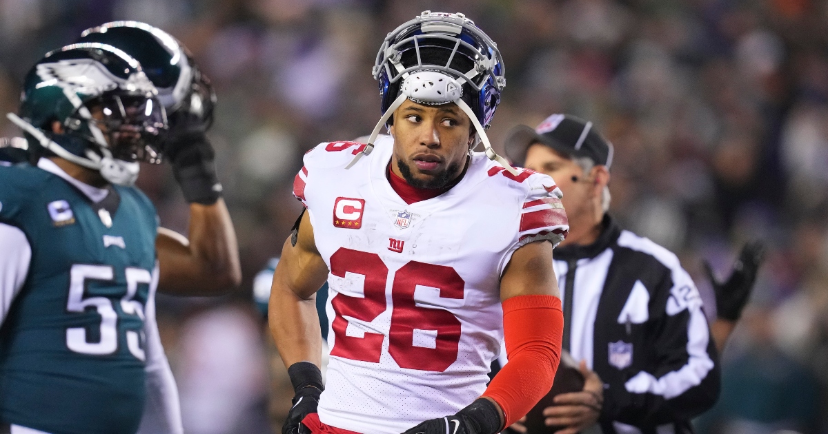 Giants have resumed contract talks with Saquon Barkley, per report