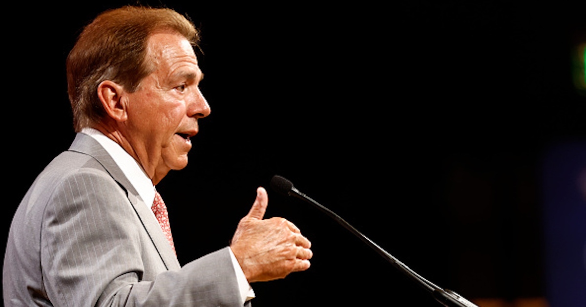 Nick Saban responds to notion of people ‘writing off’ Alabama in 2023