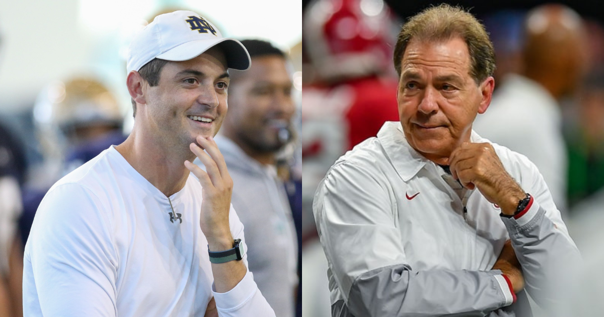 What Nick Saban said about former Notre Dame OC Tommy Rees