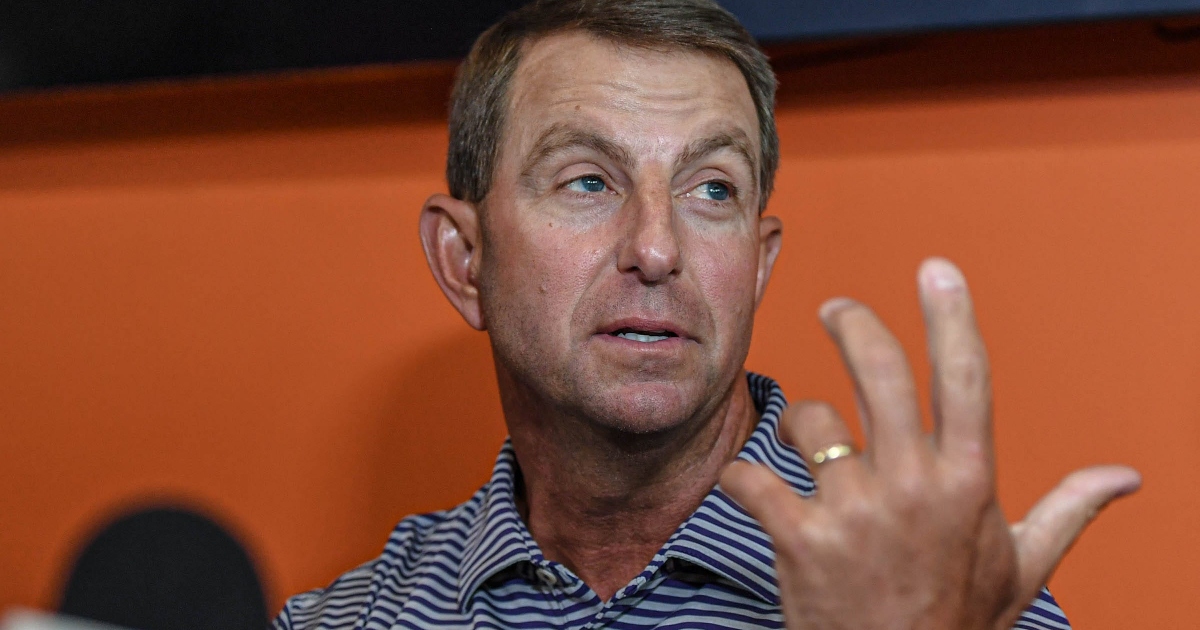 Dabo Swinney addresses Clemson’s expectations: ‘I’m not trying to prove anybody wrong’