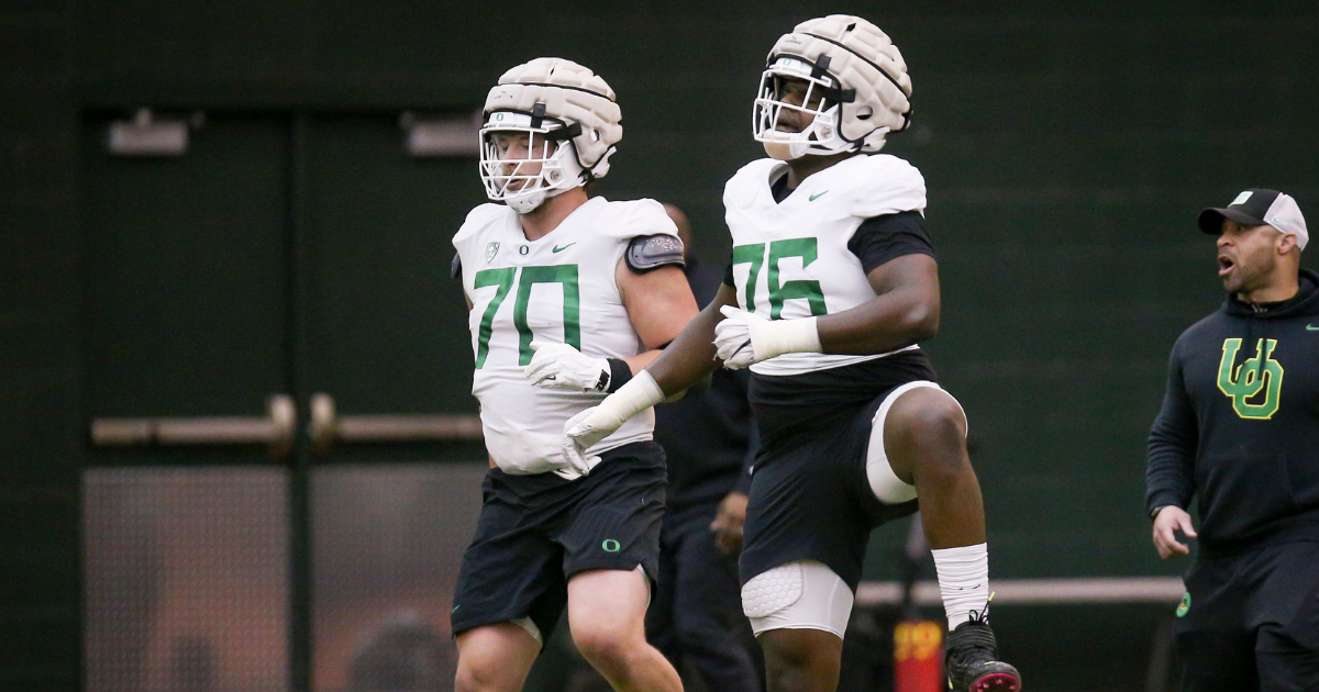 Second-year surge: Oregon OL Josh Conerly Jr.