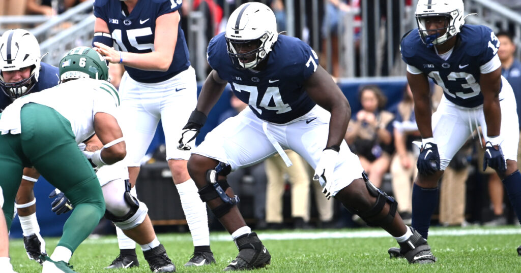 Penn State left tackle Olu Fashanu